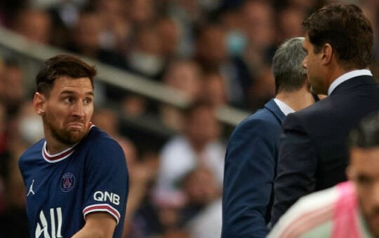 La imagen del fin de semana: Messi tuvo su primera ’pataleta’ en PSG tras ser reemplazado